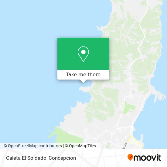 Mapa de Caleta El Soldado
