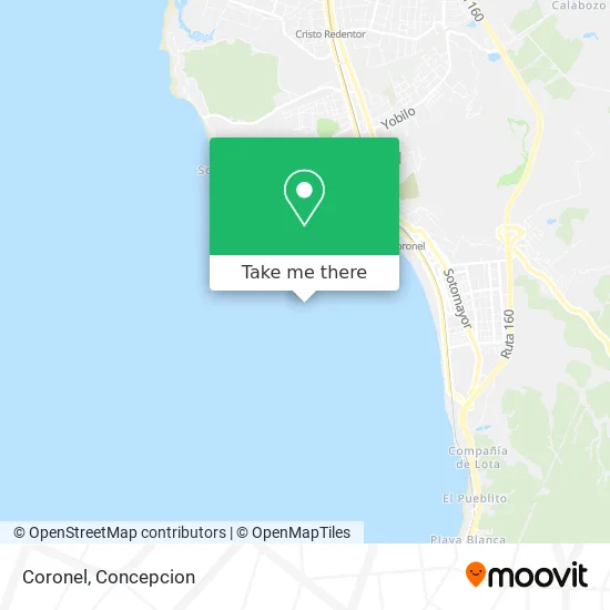 Coronel map