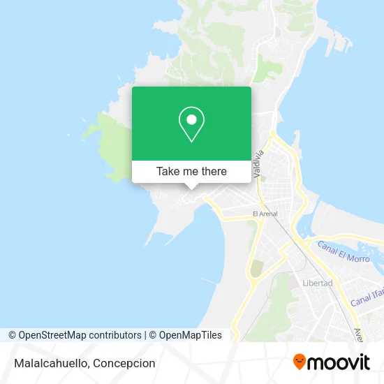Mapa de Malalcahuello