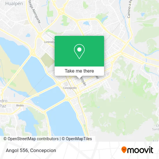 Mapa de Angol 556