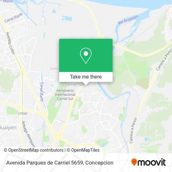 Mapa de Avenida Parques de Carriel 5659