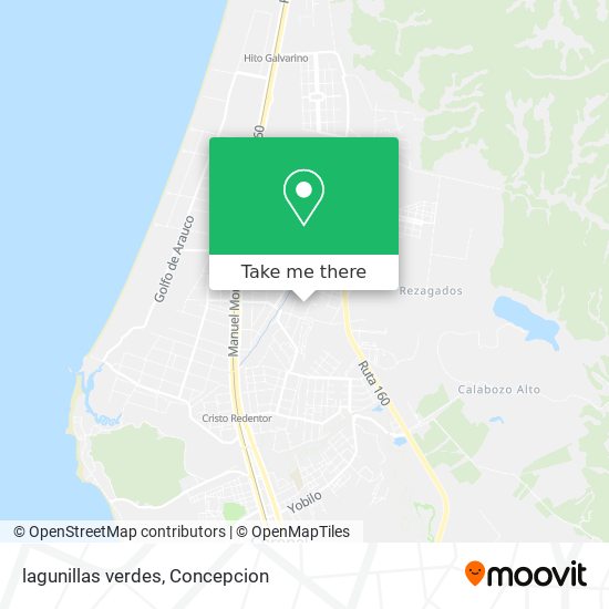 Mapa de lagunillas verdes
