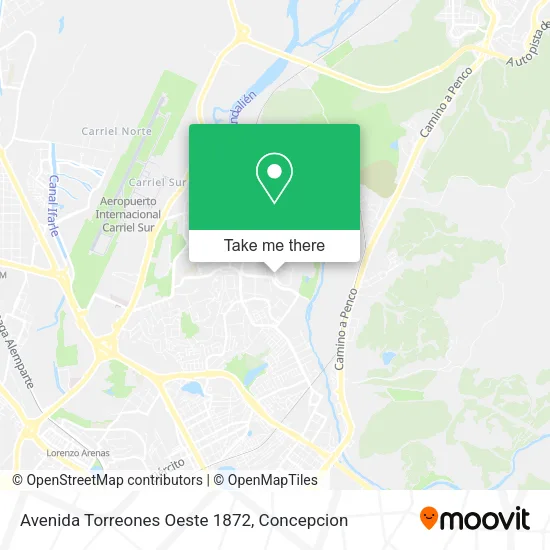 Avenida Torreones Oeste 1872 map