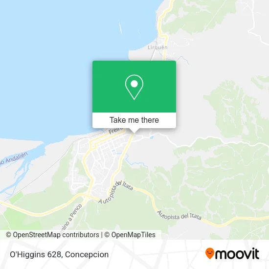 O'Higgins 628 map