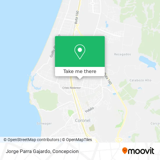 Jorge Parra Gajardo map