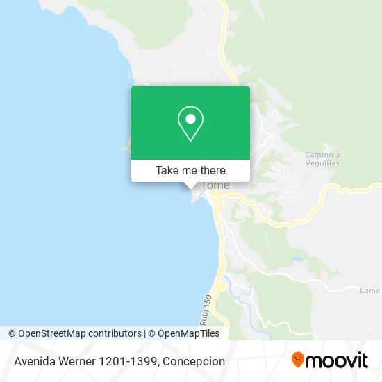 Mapa de Avenida Werner 1201-1399