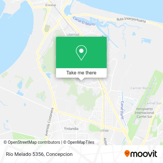 Mapa de Río Melado 5356