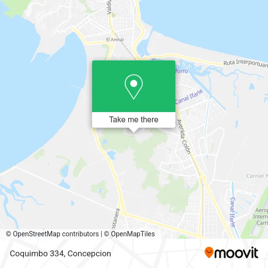 Coquimbo 334 map