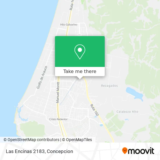 Las Encinas 2183 map
