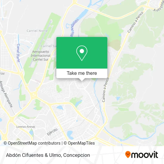 Mapa de Abdón Cifuentes & Ulmo