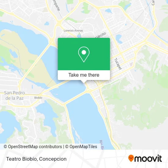 Mapa de Teatro Biobío