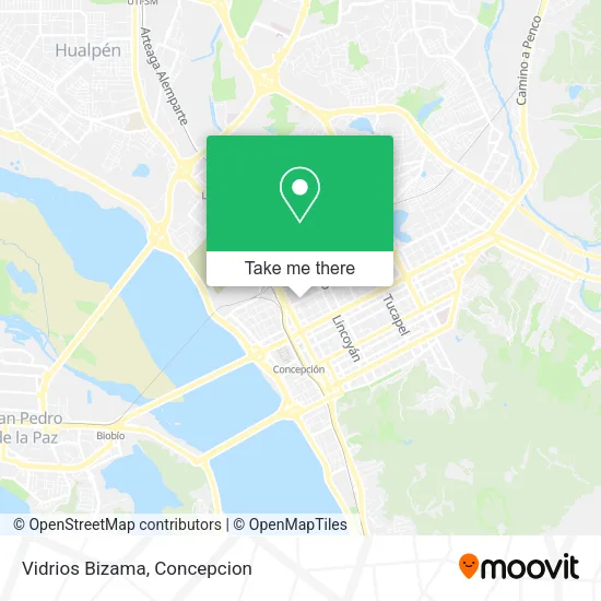 Mapa de Vidrios Bizama