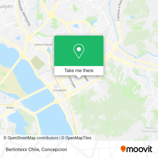 Mapa de Berlintexx Chile
