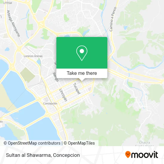 Mapa de Sultan al Shawarma