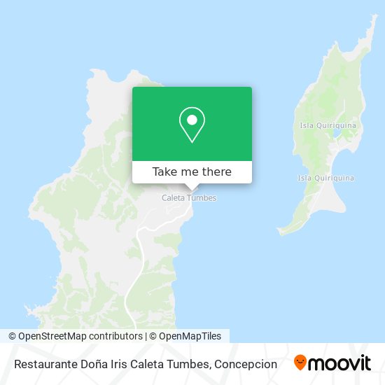 Restaurante Doña Iris Caleta Tumbes map