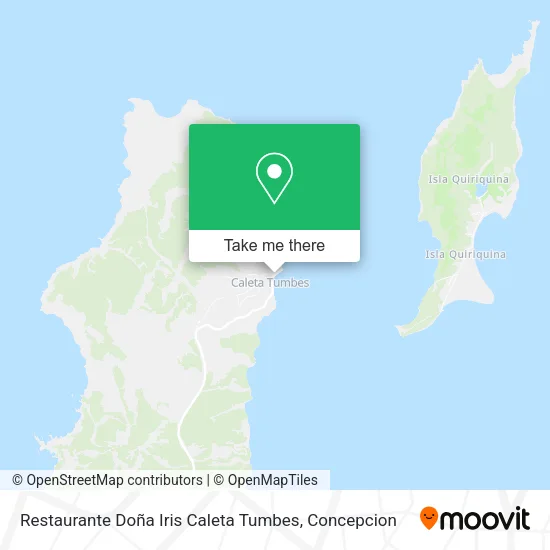 Mapa de Restaurante Doña Iris Caleta Tumbes