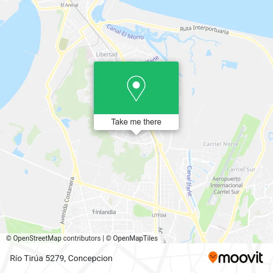 Mapa de Río Tirúa 5279