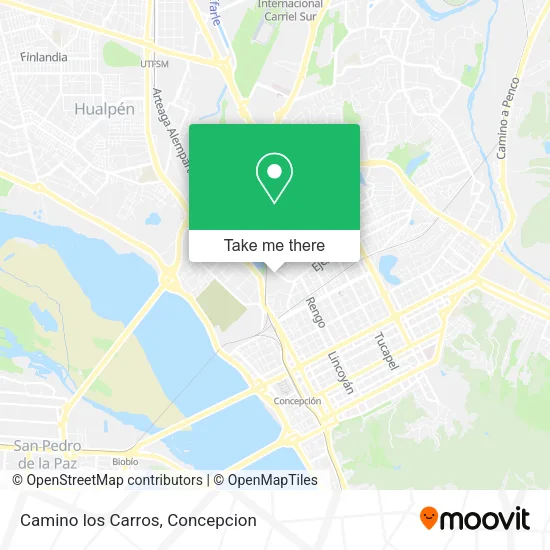 Mapa de Camino los Carros