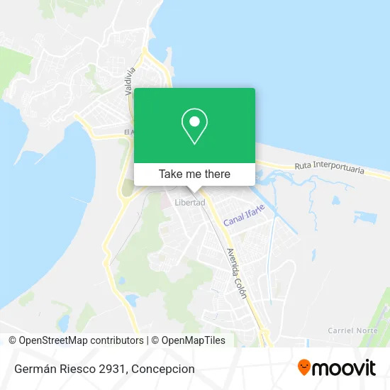 Mapa de Germán Riesco 2931