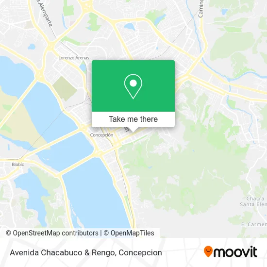 Avenida Chacabuco & Rengo map