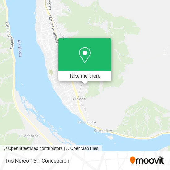 Mapa de Río Nereo 151
