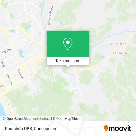 Mapa de Paraninfo UBB