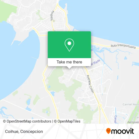 Mapa de Coihue