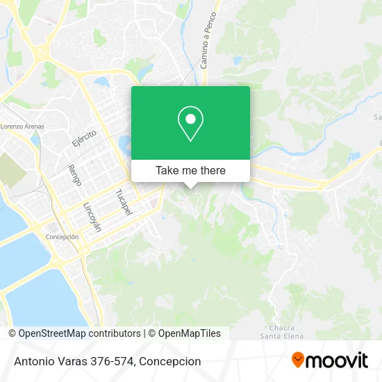 Mapa de Antonio Varas 376-574
