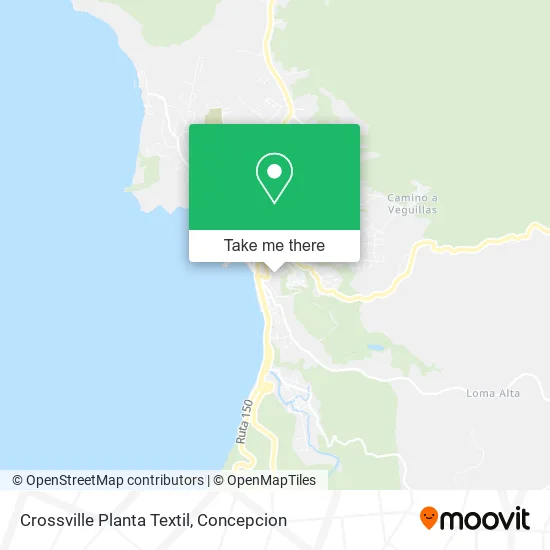 Crossville Planta Textil map
