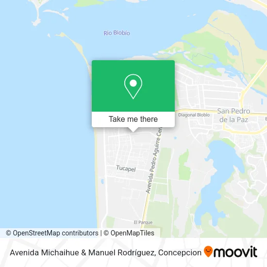 Mapa de Avenida Michaihue & Manuel Rodríguez