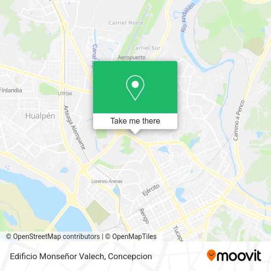 Mapa de Edificio Monseñor Valech