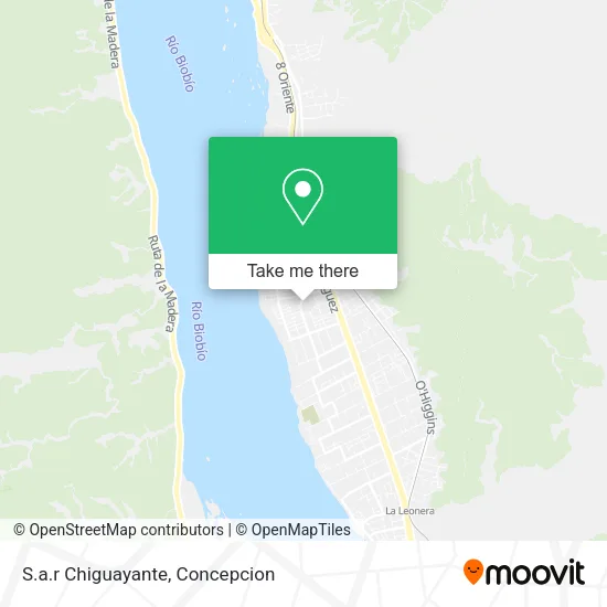 Mapa de S.a.r Chiguayante