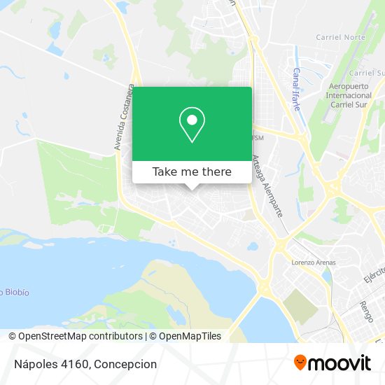 Mapa de Nápoles 4160