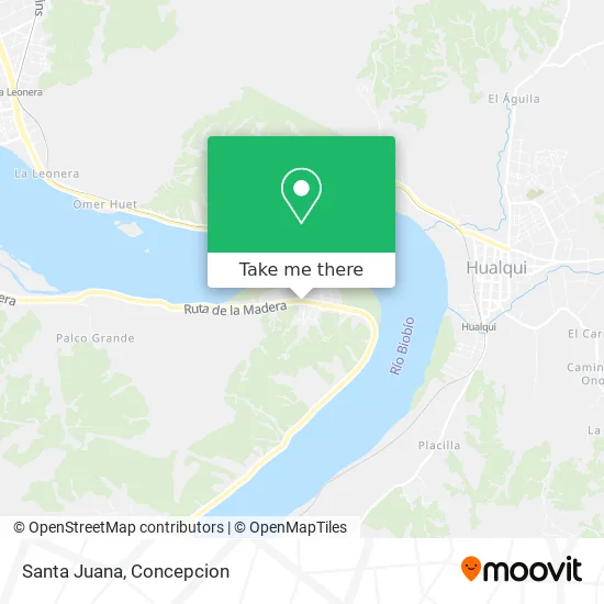 Mapa de Santa Juana