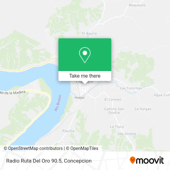 Radio Ruta Del Oro  90.5 map