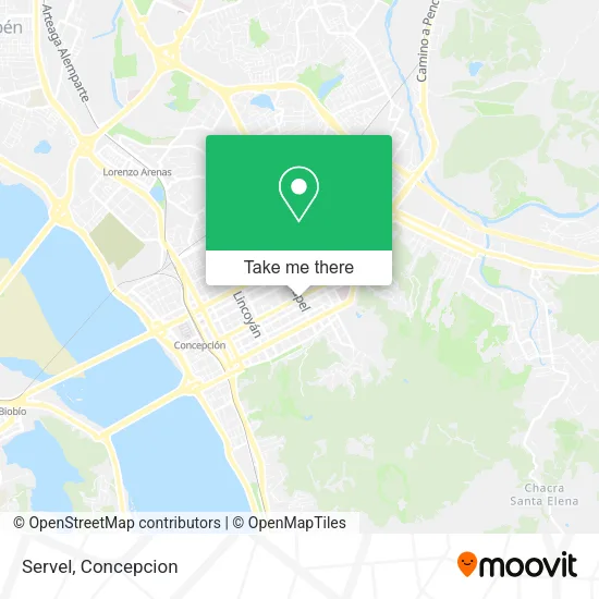 Servel map