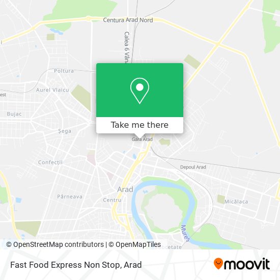 Fast Food Express Non Stop map