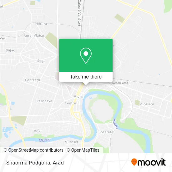 Shaorma Podgoria map