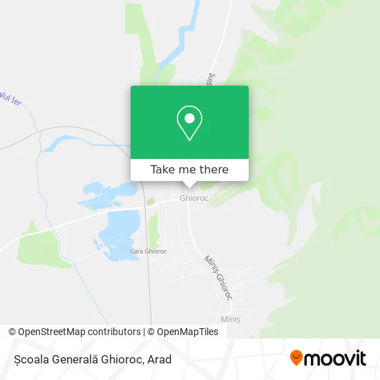 Școala Generală Ghioroc map