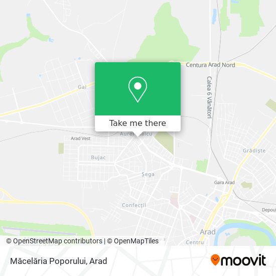 Măcelăria Poporului map