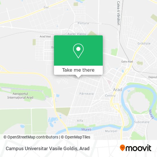 Campus Universitar Vasile Goldiș map