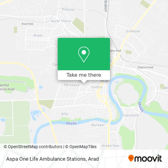 Aspa One Life Ambulance Stations map
