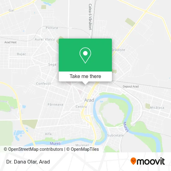 Dr. Dana Olar map