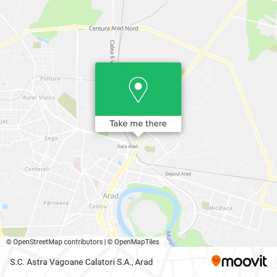 S.C. Astra Vagoane Calatori S.A. map