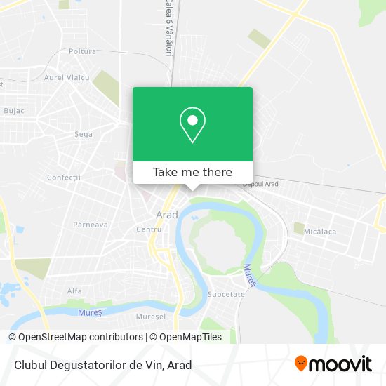 Clubul Degustatorilor de Vin map