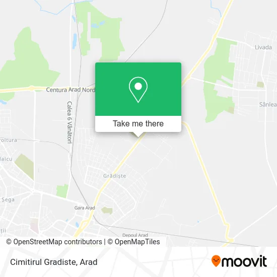 Cimitirul Gradiste map