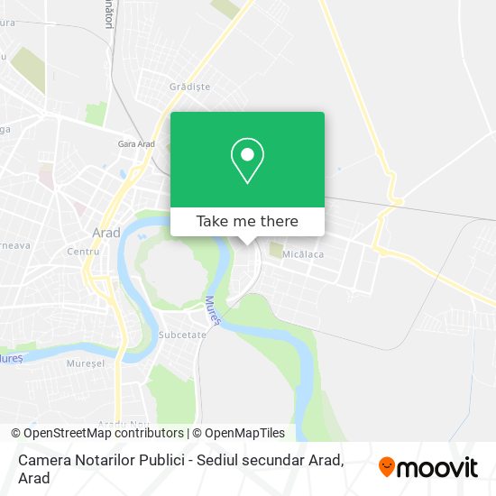 Camera Notarilor Publici - Sediul secundar Arad map