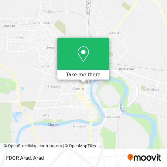 FDGR Arad map