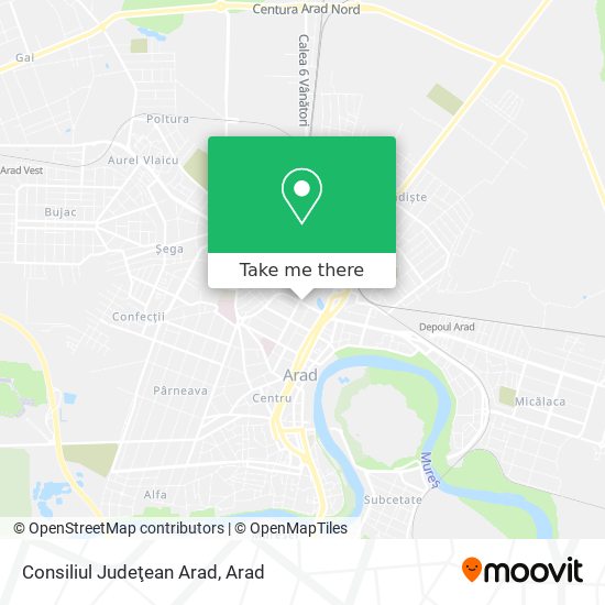 Consiliul Judeţean Arad map