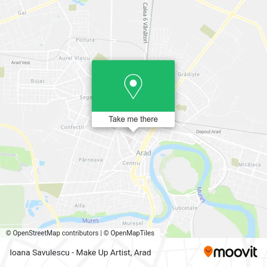 Ioana Savulescu - Make Up Artist map